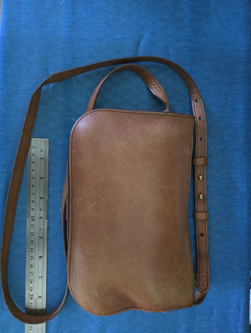 Madewell The Simple Crossbody Bag Brown Leather